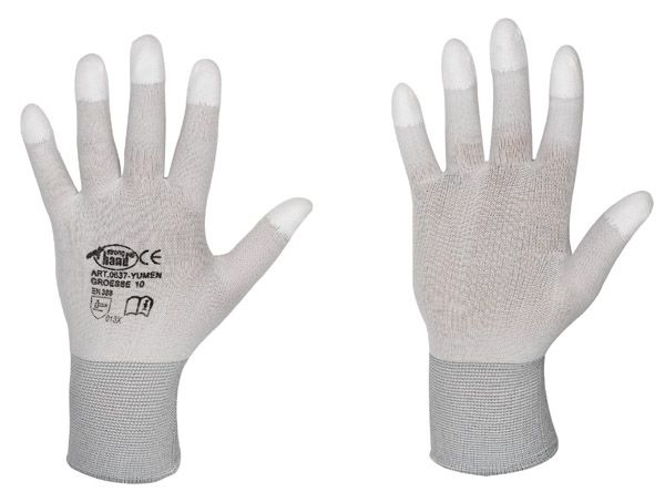 Feinststrick-Handschuhe YUMEN Gr. 10